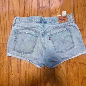 Levi’s 501 Original Cutoff Denim Short Blue